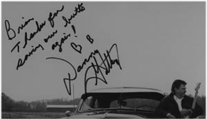 Danny's nice autograph