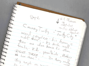 journal page