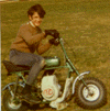 My beloved Rupp minibike featured a 3.5 horsepower engine
and shock absorbers all around.